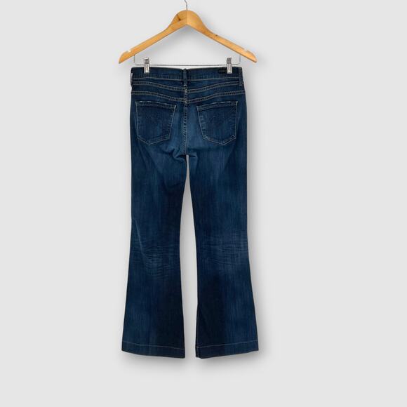 Citizens of Humanity Dark Wash Wide Leg Flare Jeans Size 28 - Picture 4 of 9